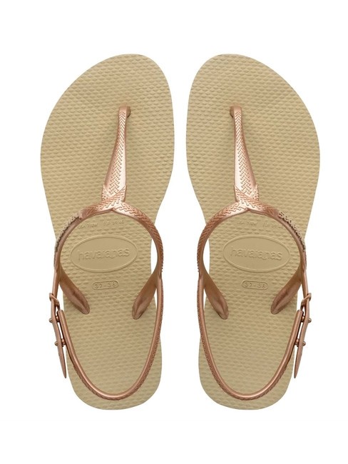 HAVAIANAS TWIST Tongs SAND / GREY - Chaussures Femme