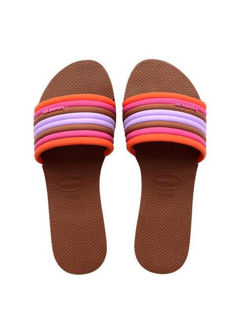 HAVAIANAS YOU MALTA COOL Sandale pantoufle rouiller - Chaussures Femme