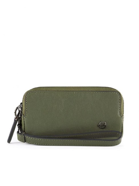 PIQUADRO BLACK SQUARE Mini pochette en cuir VERT - Étui pour tablette & Organiseur