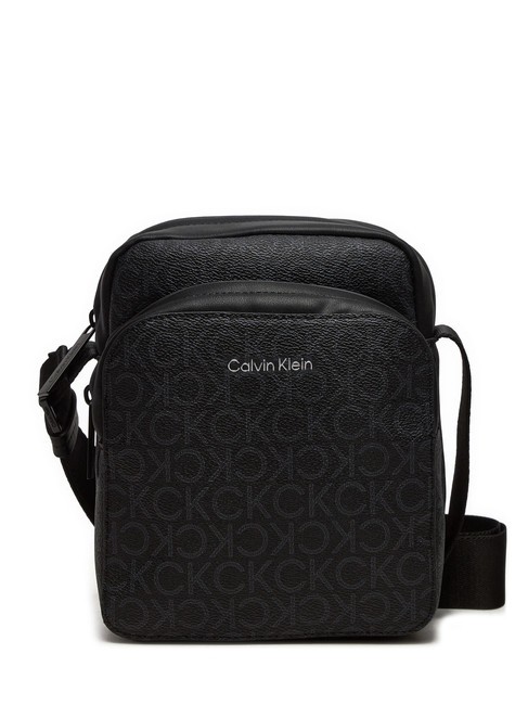 CALVIN KLEIN MUST  Sac pour hommes noir rouge - Sacs en Bandoulières pour Homme