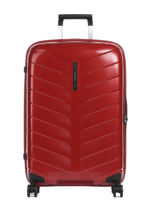 SAMSONITE ATTRIX Chariot de taille moyenne ROUGE - Valises Rigides