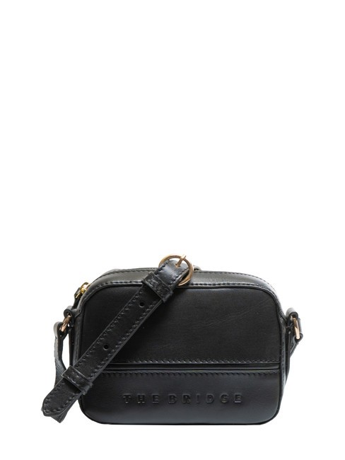 THE BRIDGE DAPHNE Mini sac bandoulière, en cuir black Gold - Sacs pour Femme