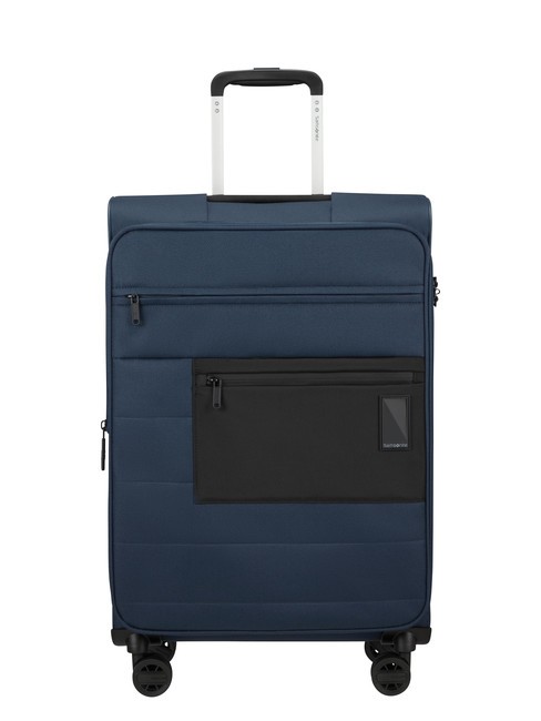 SAMSONITE VAYCAY Chariot extensible de taille moyenne BLEU - Valises Semi-rigides