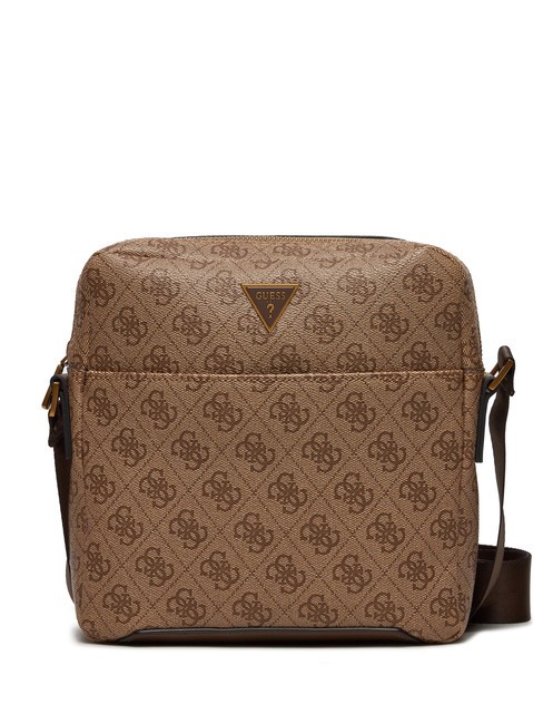 GUESS TORINO Bourse beige / marron - Sacs en Bandoulières pour Homme