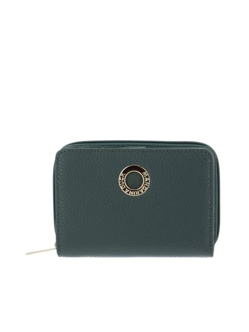 MANDARINA DUCK MELLOW Leather Porte-feuille en cuire forêt Noire - Portefeuilles Femme