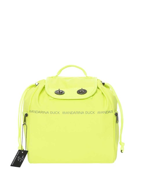 MANDARINA DUCK Utility Petit sac a dos porté épaule chaux acide - Sacs pour Femme