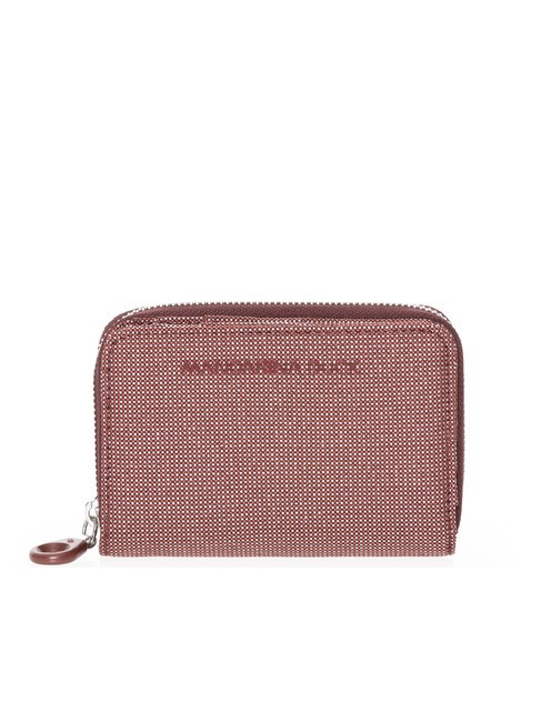 MANDARINA DUCK LUX Portefeuille MD20 LUX avec double compartiment luxe bordeaux - Portefeuilles Femme