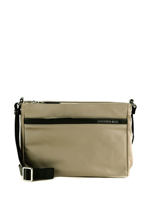 MANDARINA DUCK HUNTER Sac à bandoulière en nylon taupe - Sacs pour Femme