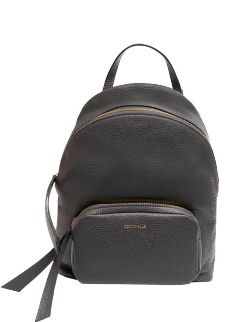 COCCINELLE JEN Sac à dos rond en cuir avec poche ardoise - Sacs pour Femme