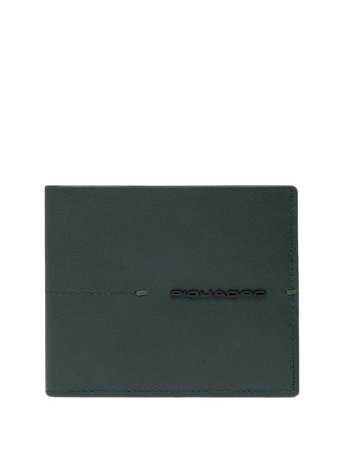 PIQUADRO KIRI Portefeuille en cuir VERT - Portefeuilles Homme