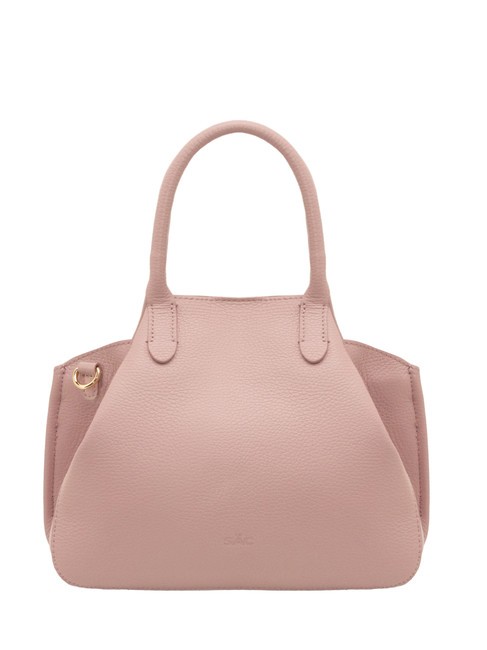 LESAC ALICE Sac à main en cuir avec bandoulière rose millénaire - Sacs pour Femme