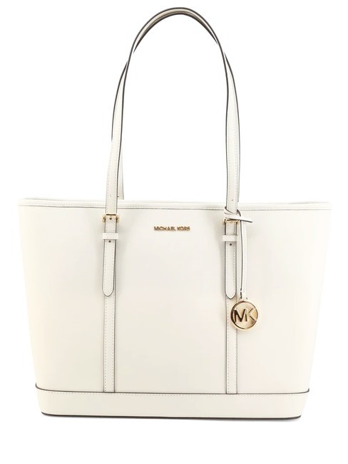 MICHAEL KORS JET SET TRAVEL  Sac à provisions blanc optique - Sacs pour Femme