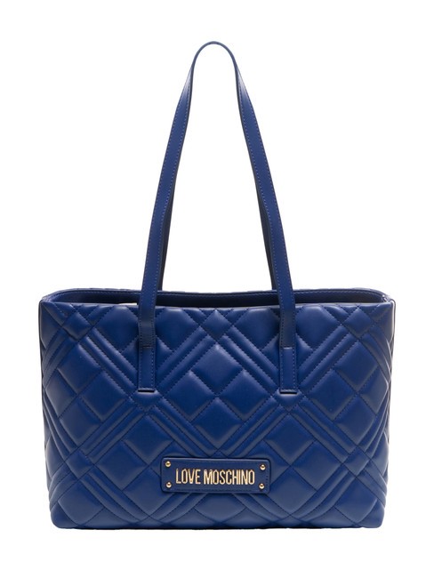 LOVE MOSCHINO QUILTED  Cabas épaule bleu - Sacs pour Femme