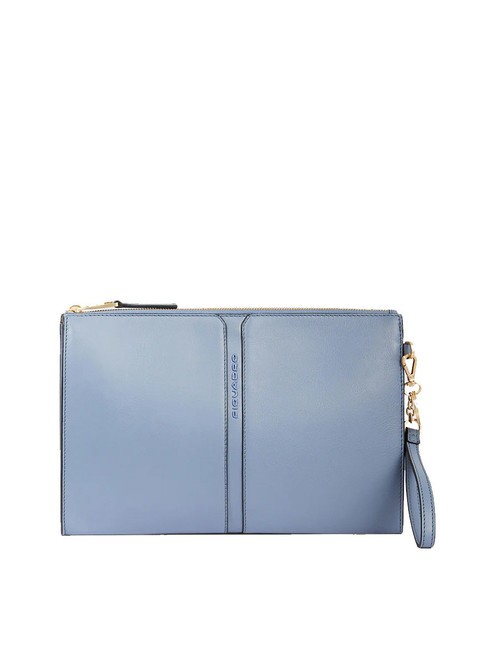 PIQUADRO RAY M Pochette porte-tablette en cuir 11" bleu - Étui pour tablette & Organiseur