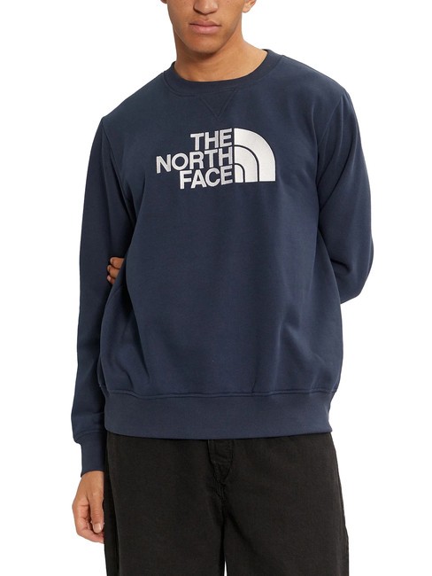 THE NORTH FACE DREW PEAK Sweat-shirt à col rond marine du sommet - Pulls molletonnés