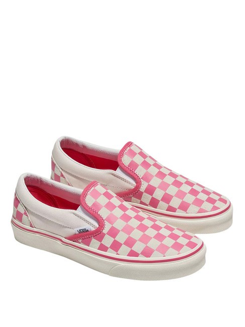 VANS CLASSIC SLIP-ON  Chaussures en toile rose/vrai blanc - Chaussures unisexe