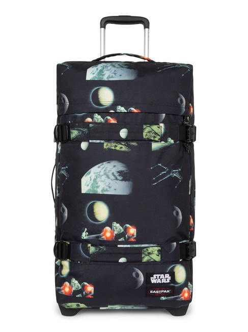 EASTPAK TRANSIT'R M STAR WARS Chariot de taille moyenne sw galaxie noir - Valises Semi-rigides