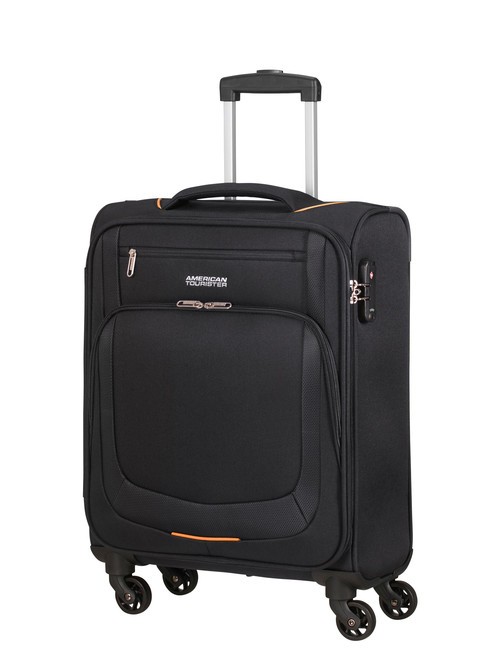 AMERICAN TOURISTER SUMMER SESSION SUMMER SESSION, Valise cabine avec serrure TSA NOIR / ORANGE - Valises cabine