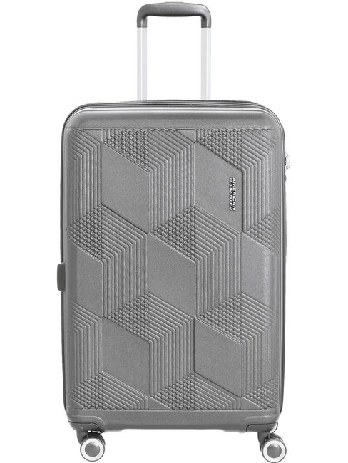 AMERICAN TOURISTER SUNCHASER Grand chariot ARGENT - Valises Rigides