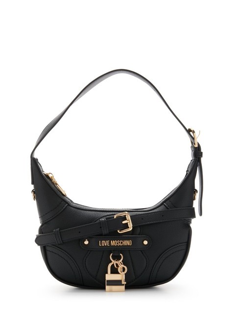 LOVE MOSCHINO PADLOCK Sac bandoulière avec bandoulière Noir - Sacs pour Femme