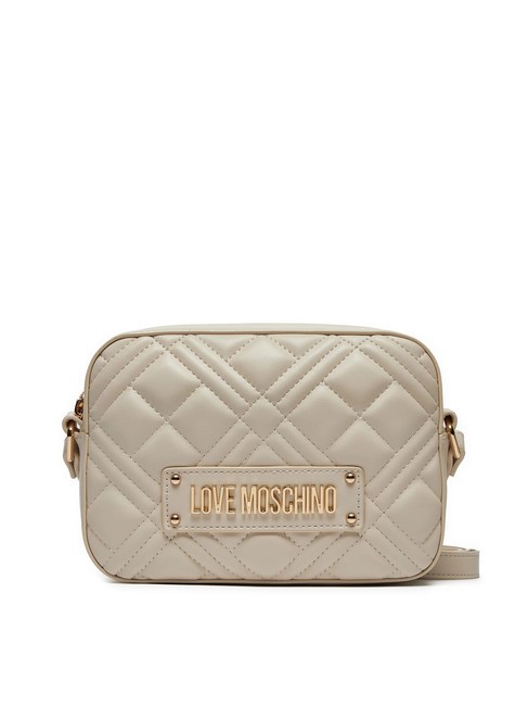 LOVE MOSCHINO QUILTED  Étui pour appareil photo en bandoulière Ivoire - Sacs pour Femme