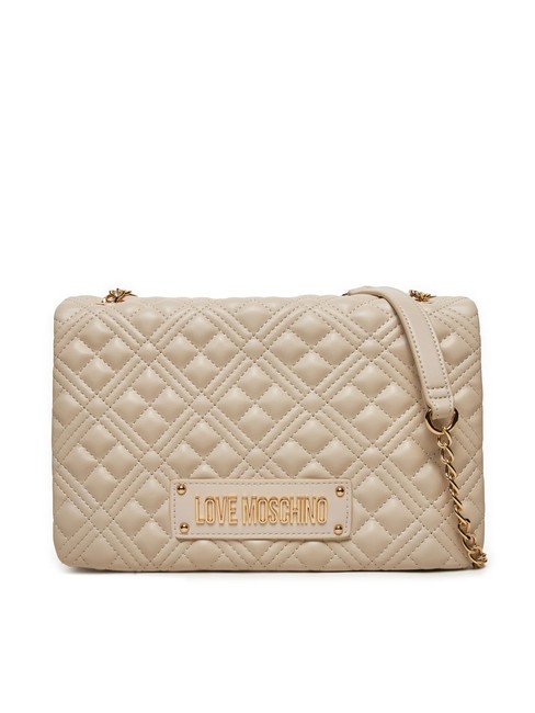 LOVE MOSCHINO QUILTED Convertible Sac bandoulière/épaule Ivoire - Sacs pour Femme