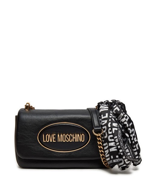 LOVE MOSCHINO FOULARD Sac bandoulière micro Noir - Sacs pour Femme