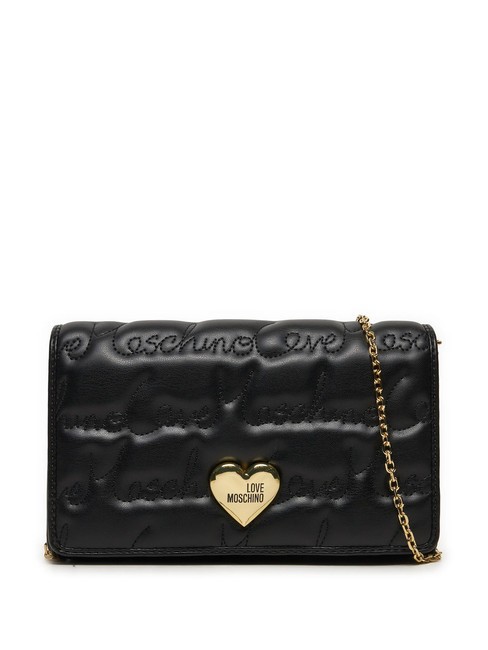 LOVE MOSCHINO GOLDEN HEART  Sac à bandoulière Noir - Sacs pour Femme