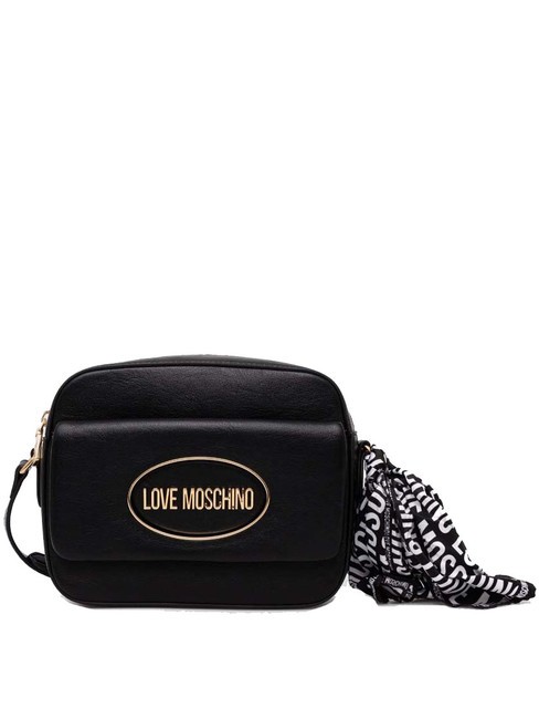 LOVE MOSCHINO FOULARD Mini sac à bandoulière Noir - Sacs pour Femme