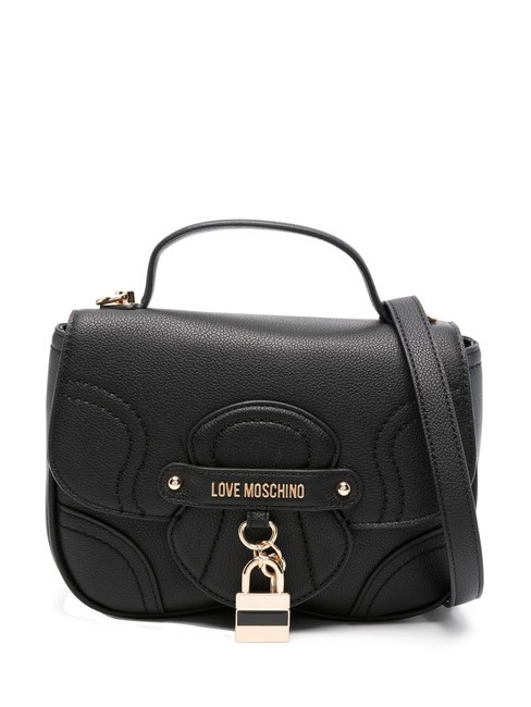 LOVE MOSCHINO PADLOCK Mini sac à main, avec bandoulière Noir - Sacs pour Femme