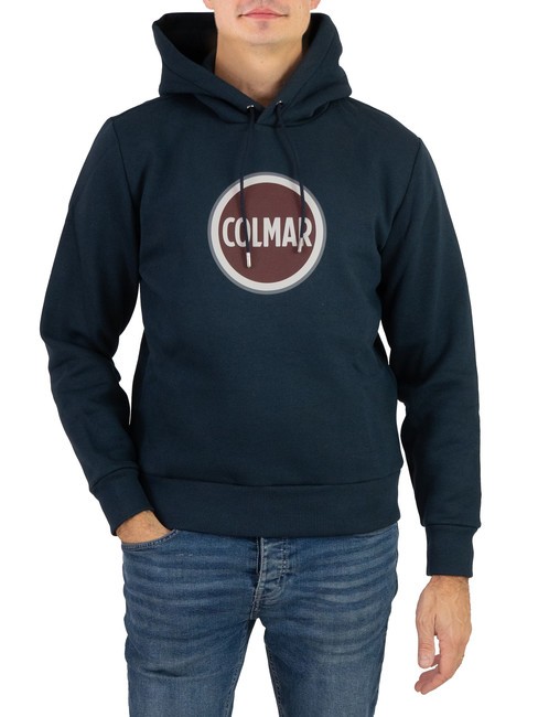 COLMAR MODISH Sweat à capuche avec logo imprimé bleu marine - Pulls molletonnés