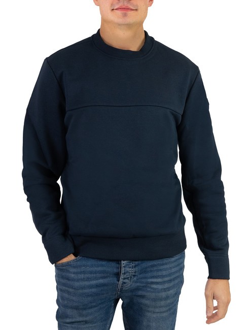 COLMAR SPELL Sweat col rond logo embossé bleu marine - Pulls molletonnés