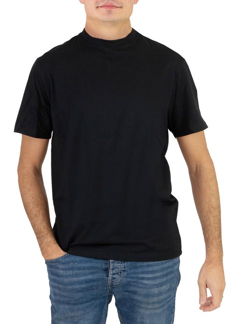 COLMAR MATTE T-shirt coupe classique en coton noir - T-shirt