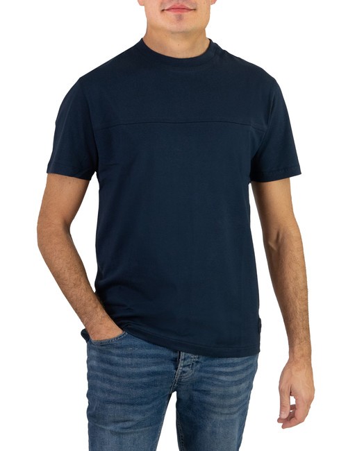 COLMAR MATTE T-shirt coupe classique en coton bleu marine - T-shirt