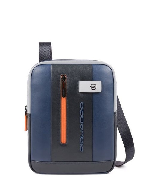 PIQUADRO URBAN Sac en cuir BLEU-GRIS - Sacs en Bandoulières pour Homme