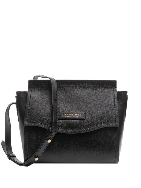 THE BRIDGE ANGELA Sac bandoulière, en cuir black Gold - Sacs pour Femme