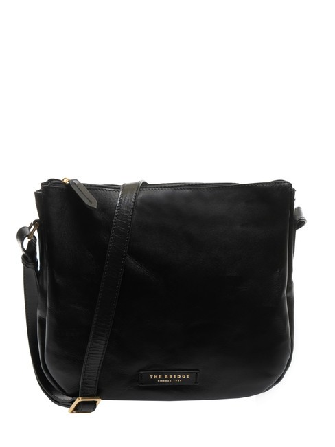 THE BRIDGE CORE Sac bandoulière, en cuir black Gold - Sacs pour Femme