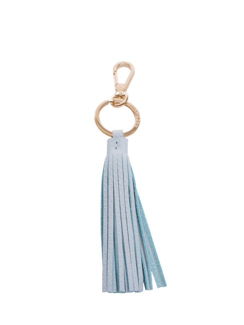 COCCINELLE TASSEL  Porte-clés avec breloque en cuir aquarelle bleue - Porte-clés