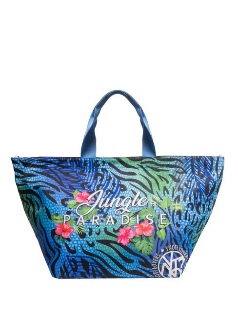 YNOT JUNGLE PARADISE Sac shopping de plage moyen bleu - Sacs pour Femme