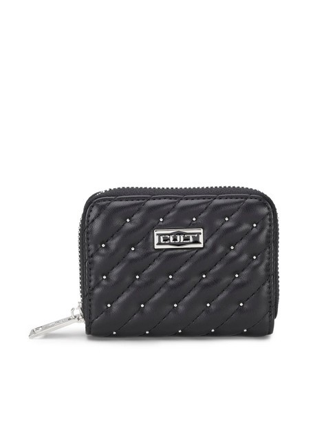 CULT CHARLOTTE Mini portefeuille avec clous noir - Portefeuilles Femme