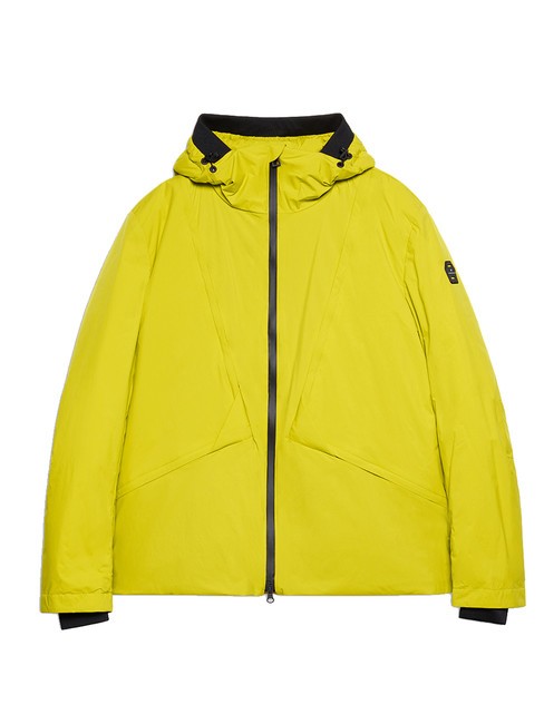 PIQUADRO J53  Veste modulable en longueur avec capuche jaune - Vestes pour hommes