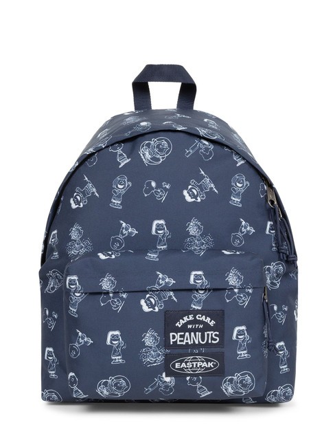 EASTPAK PADDED PAK'R x PEANUTS Sac à dos PC 13" cacahuètes marine - Sacs à dos pour l'École & les Loisirs