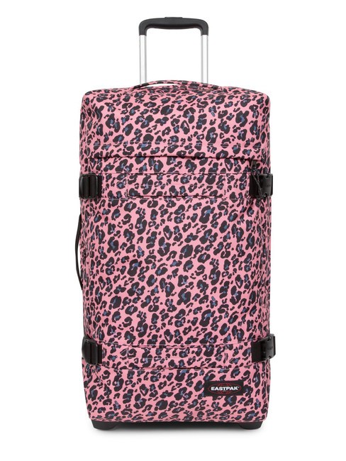 EASTPAK TRANSIT'R L Chariot grande taille rose bestial - Valises Semi-rigides