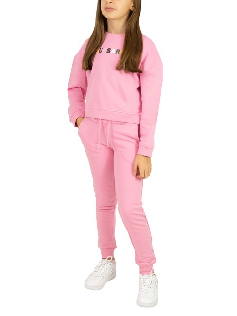 TRUSSARDI STORK Survêtement sweat et pantalon béconia rose - Survêtements pour enfants