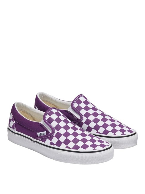 VANS CLASSIC SLIP-ON  Chaussures en toile théorie des couleurs damier violet magie - Chaussures unisexe