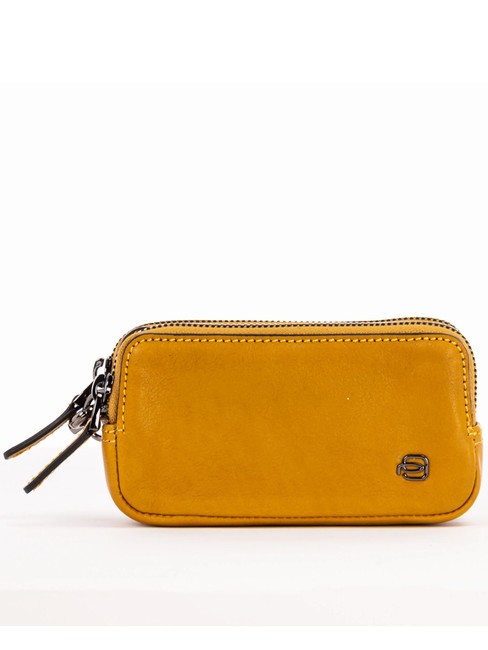 PIQUADRO BLACK SQUARE Mini pochette en cuir jaune - Étui pour tablette & Organiseur