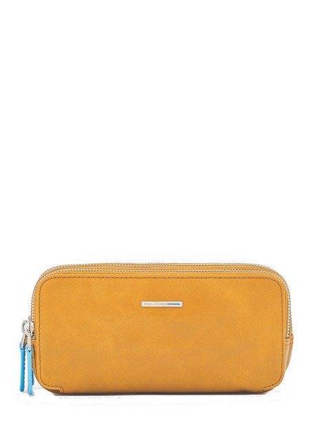 PIQUADRO BLUE SQUARE  Pochette en cuir jaune 9 - Étui pour tablette & Organiseur