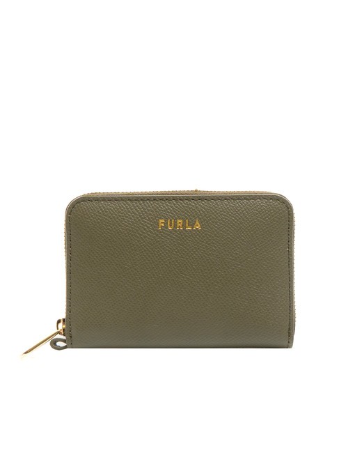 FURLA GARDENIA Petit portefeuille en cuir zippé sage - Portefeuilles Femme