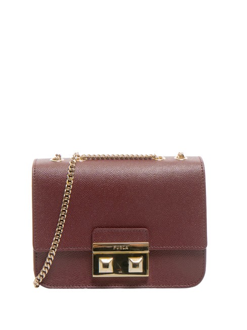 FURLA BELLA  Mini sac bandoulière, en cuir Ribes / rouge - Sacs pour Femme