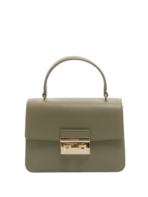 FURLA BELLA Petit sac en cuir St Andromeda sage - Sacs pour Femme